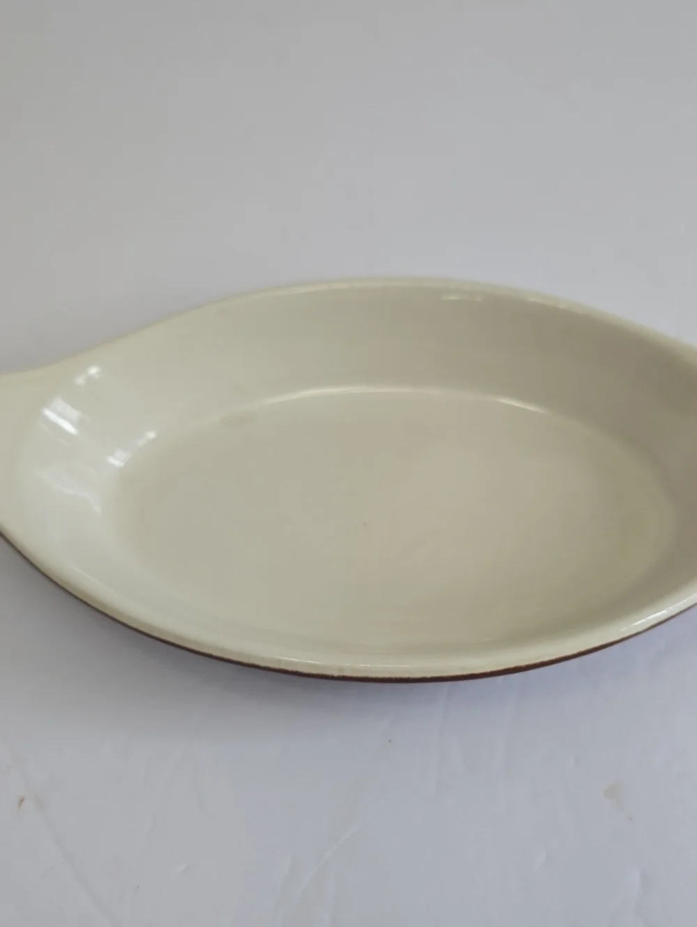Vintage Set Of 2 Hall 529 & 521 Oval Au Gratin Casserole Dish USA Brown Green